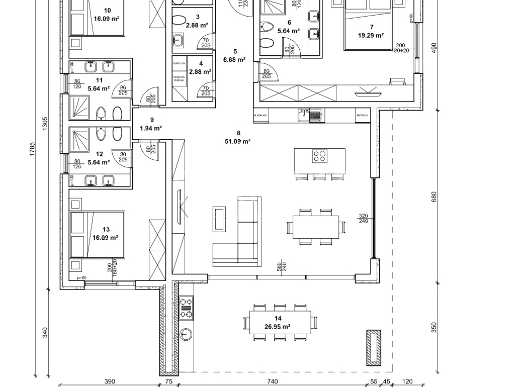 ISTRIEN, ŽMINJ - Modernes Einfamilienhaus mit Swimmingpool in bester Lage